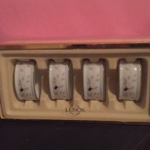 Lenox Butterfly Meadow Napkin Rings (4)